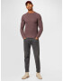 BURTON MENSWEAR LONDON Pulover 'Fisherman' gri taupe - Pled.ro