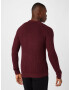 BURTON MENSWEAR LONDON Pulover roșu burgundy - Pled.ro