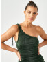 BWLDR Rochie 'PHOEBE' verde pin - Pled.ro