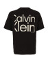 Calvin Klein Big & Tall Tricou negru / alb - Pled.ro