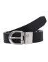 Calvin Klein Curea negru / argintiu / alb - Pled.ro