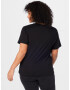 Calvin Klein Curve Tricou negru / alb - Pled.ro