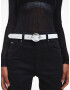 Calvin Klein Jeans Curea argintiu / alb - Pled.ro