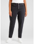 Calvin Klein Jeans Curve Jeans negru denim - Pled.ro