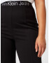 Calvin Klein Jeans Curve Leggings negru / alb - Pled.ro