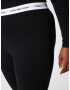 Calvin Klein Jeans Curve Leggings negru / alb - Pled.ro