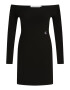 Calvin Klein Jeans Curve Rochie negru / alb - Pled.ro