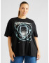 Calvin Klein Jeans Curve Tricou 'Galaxy' opal / negru / alb - Pled.ro