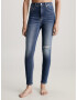 Calvin Klein Jeans Jeans albastru denim / negru / alb - Pled.ro