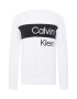 Calvin Klein Jeans Pulover negru / alb - Pled.ro