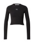 Calvin Klein Jeans Pulover negru / alb - Pled.ro