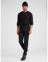 Calvin Klein Jeans Pulover negru / alb - Pled.ro