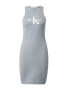 Calvin Klein Jeans Rochie gri / alb - Pled.ro