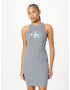 Calvin Klein Jeans Rochie gri / alb - Pled.ro