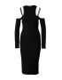 Calvin Klein Jeans Rochie negru / alb - Pled.ro