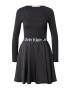 Calvin Klein Jeans Rochie negru / alb - Pled.ro