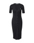 Calvin Klein Jeans Rochie de vară negru / alb - Pled.ro