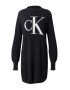 Calvin Klein Jeans Rochie tricotat negru / alb - Pled.ro