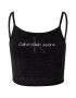 Calvin Klein Jeans Top gri metalic / negru / alb - Pled.ro