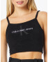 Calvin Klein Jeans Top gri metalic / negru / alb - Pled.ro