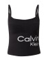 Calvin Klein Jeans Top negru / alb - Pled.ro