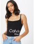 Calvin Klein Jeans Top negru / alb - Pled.ro