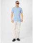 Calvin Klein Jeans Tricou albastru deschis / alb - Pled.ro