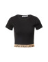 Calvin Klein Jeans Tricou bej deschis / negru - Pled.ro