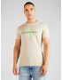 Calvin Klein Jeans Tricou bej / verde kiwi / negru - Pled.ro