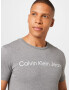 Calvin Klein Jeans Tricou gri amestecat / alb - Pled.ro