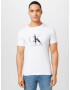 Calvin Klein Jeans Tricou gri argintiu / negru / alb - Pled.ro