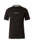 Calvin Klein Jeans Tricou 'Institutional' negru / alb - Pled.ro