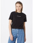 Calvin Klein Jeans Tricou 'Institutional' negru / alb - Pled.ro