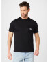 Calvin Klein Jeans Tricou negru / alb - Pled.ro