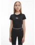 Calvin Klein Jeans Tricou negru / alb - Pled.ro