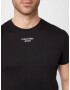 Calvin Klein Jeans Tricou negru / alb - Pled.ro