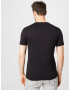 Calvin Klein Jeans Tricou negru / alb - Pled.ro