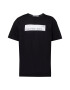 Calvin Klein Jeans Tricou negru / alb - Pled.ro