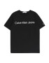 Calvin Klein Jeans Tricou negru / alb - Pled.ro