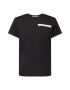 Calvin Klein Jeans Tricou negru / alb - Pled.ro