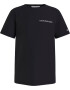 Calvin Klein Jeans Tricou negru / alb - Pled.ro