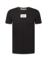 Calvin Klein Jeans Tricou negru / alb - Pled.ro