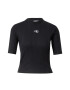 Calvin Klein Jeans Tricou negru / alb - Pled.ro