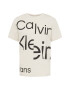 Calvin Klein Jeans Tricou negru / alb murdar - Pled.ro