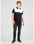 Calvin Klein Jeans Tricou negru / alb murdar - Pled.ro