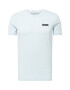 Calvin Klein Jeans Tricou 'STACKED BOX' albastru pastel / negru / alb - Pled.ro