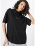 Calvin Klein Jeans Tricou supradimensional negru / alb - Pled.ro