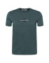 Calvin Klein Jeans Tricou verde smarald / negru / alb - Pled.ro