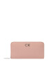 Calvin Klein Portofel roz pastel - Pled.ro