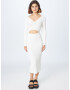 Calvin Klein Rochie tricotat alb - Pled.ro